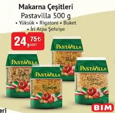 PASTAVİLLA MAKARNA ÇEŞİTLERİ 500 G